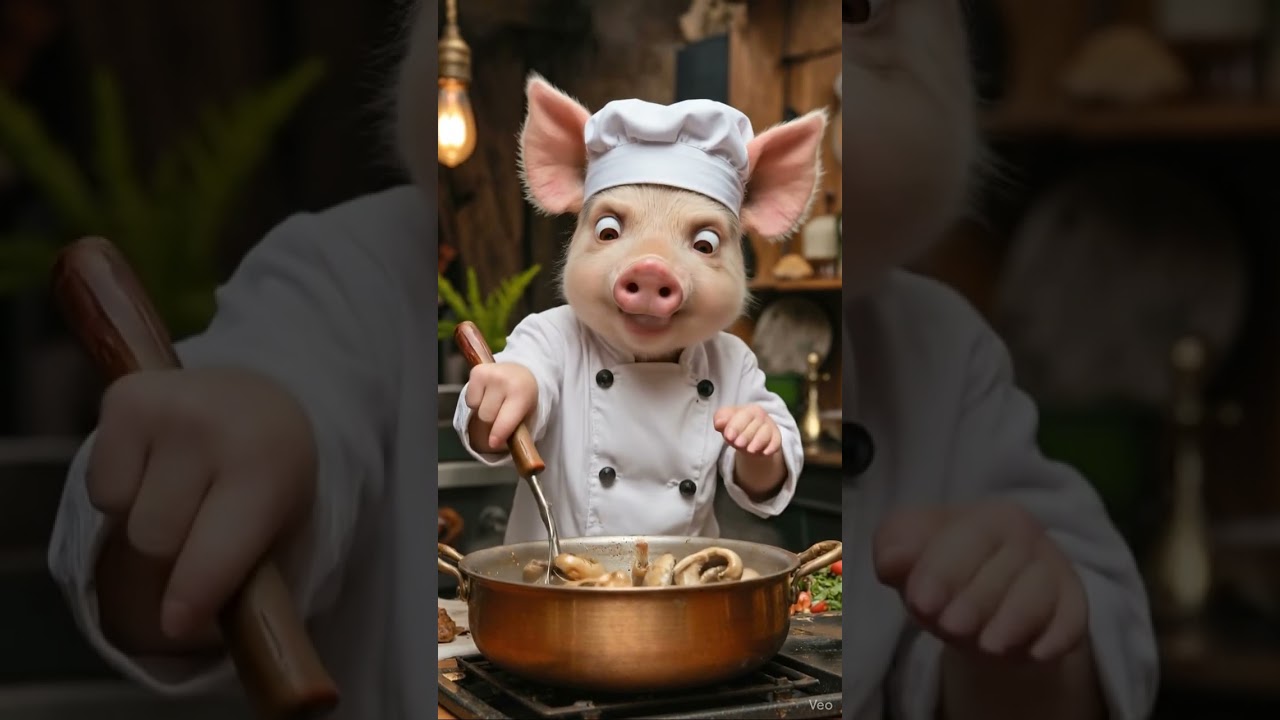 Panic in the Pan! French Pig Chef Finds a Bristle 🐷🍳🇫🇷 