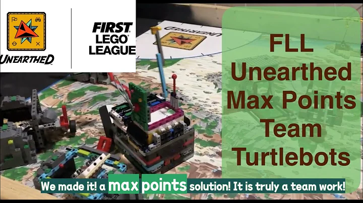 🏆545 Max Points 🎉 | Simple Passive | FLL Unearthed 🏺 | #fll #max #unearthed #robotics