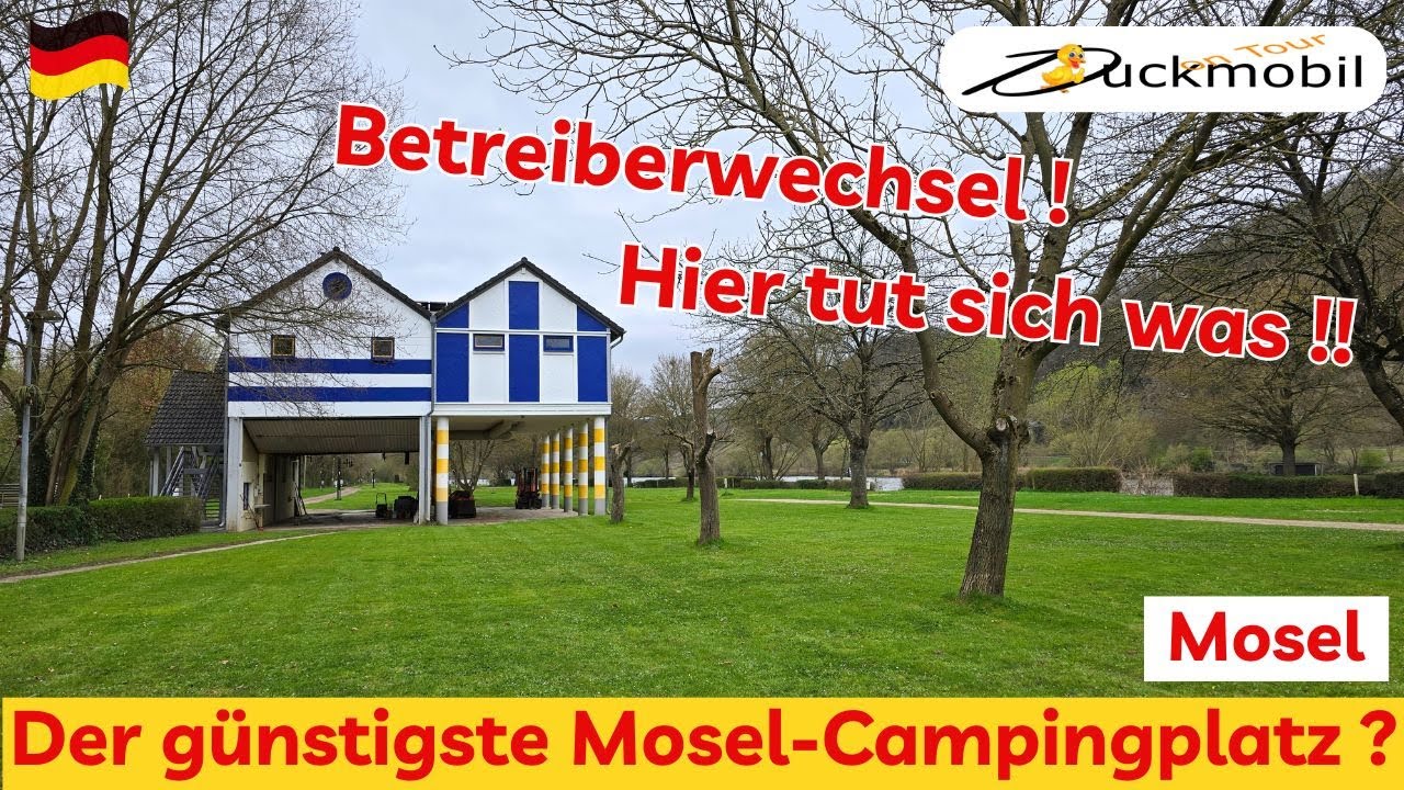 Campingplatz Neumagen-Dhron an der Marina Mittelmosel - direkt am Moselufer - urig und gemütlich