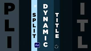 Dynamic Reactive Typography Animation in After Effects #tutorial