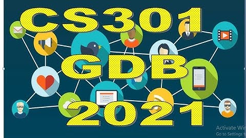 CS301 GDB 2021