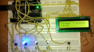 Reaction Time Game using External and Pin Change Interrupts in Atmega328p