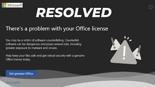How to fix There’s a problem with your Office license | Product Activation Failed