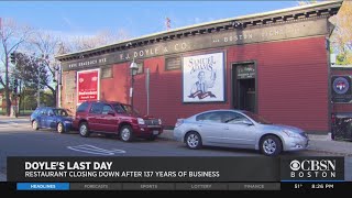 Historic Doyle's Cafe's To Close Permanently Saturday Evening