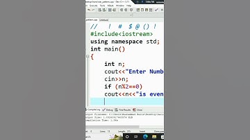 Program to Check Whether Number is Even or Odd in C and  C++ Java Python#viral