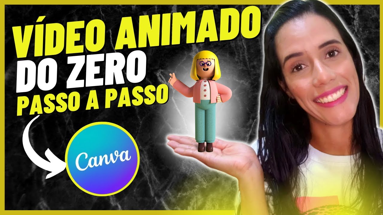 (MUITO SiMPLES) COMO FAZER VÍDEO ANIMADO COM O CANVA do Zero [PASSO A ...