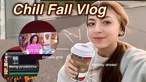 Chill Fall Vlog: Productive, Holiday Drinks, Homew...