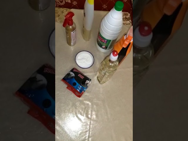 مشترياتي للتتظيف/ تصنعي وحدك مزيل الغبار رائع.