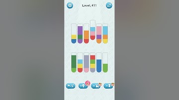 water sort jigsaw puzzle game level 411 Numpuz android ios games gameplay funny gaming all level