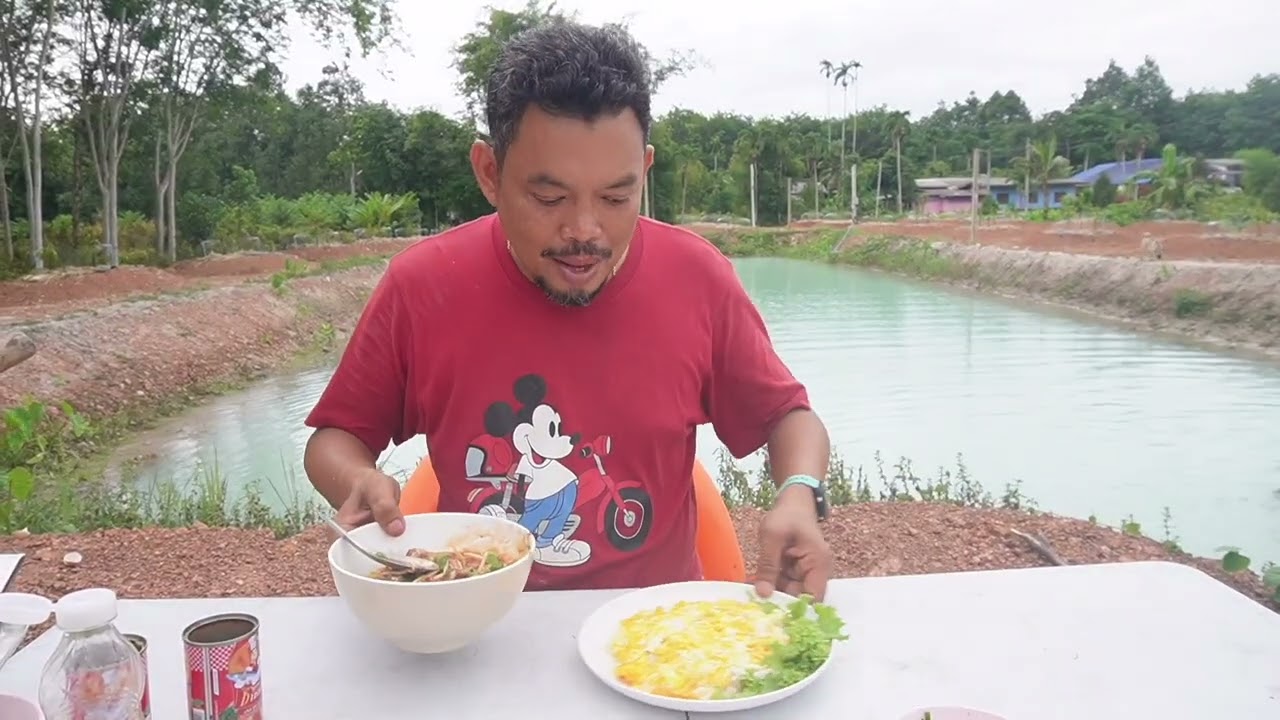 ซาดีนลุยสวน ยำกันสดๆ ในสวน ง่ายๆแต่อร่อย โหน่งโชว์