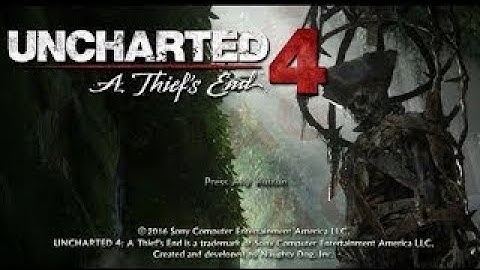 Uncharted 4: A Thief