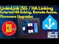 iSG - Firmware Upgrade Process, Remote Access of iSG HA, Linking iSG to external HA