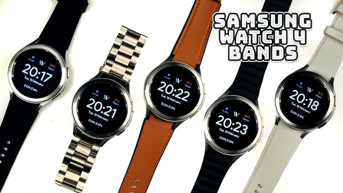 Samsung Galaxy Watch 4 band blue TECH-PROTECT IconBand 40/42/44/46mm