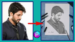 Picsart pencil sketch editing || Draw photo editing screenshot 5