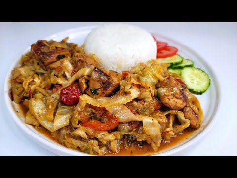 Cabbage Guyanese Style