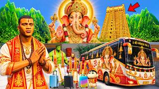 Franklin & Shinchan Going to Ganesha Temple With Avengers in GTA 5 Special Adventure screenshot 1