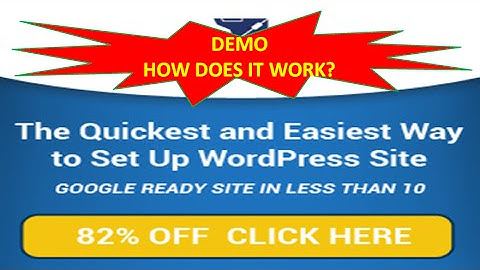 WP Clickstart Review - How Does It Work?