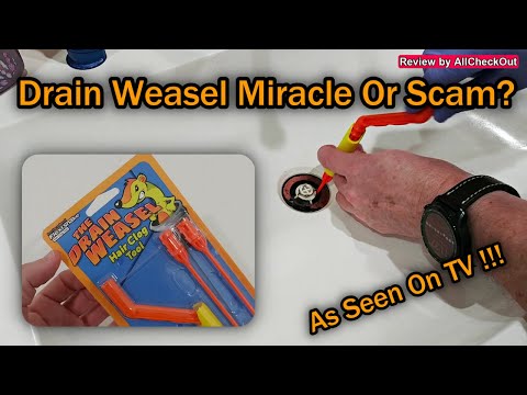 FlexiSnake - The Drain Weasel - Sink Snake Cleaner As Seen On TV - Miracle  Or Scam? 