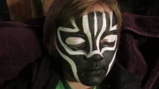 BLACK PANTHER FACEPAINTING