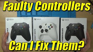 Trying To Fix... Faulty XBOX Controllers Job Lot
