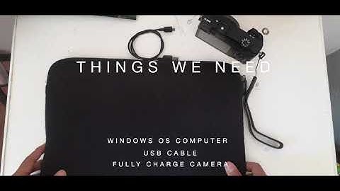 Wireless in video mode Smart Remote Control Sony a6000