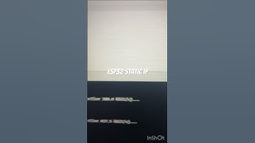 ESP32 How to do the static IP? #software #youtube #python #shorts #arduino #electronics #network