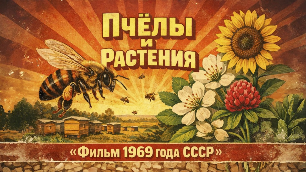 Хранители цветущего мира! Фильм Пчёлы и Растения 1969