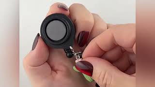 Interchangeable Badge Reel — Snap & Swap Designs | Retractable ID Badge Holder for Nurses