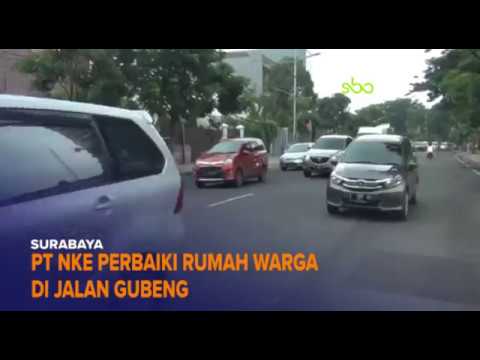 sbo tv digital Pasca Jalan Gubeng Ambles, PT NKE Mulai Perbaiki Gedung dan Rumah Warga yang Rusak