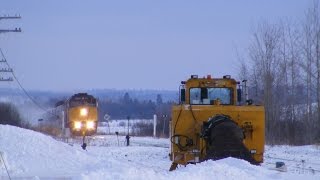Via 15 At Memramcook February 7 2009 W A Snow Shower
