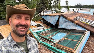 Cabin Down. Land Cleared