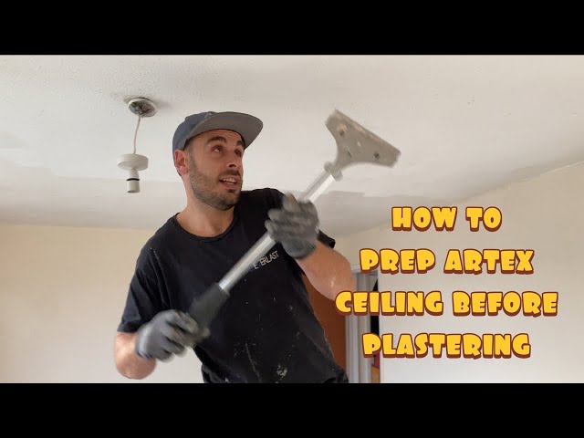 How To Prepare Old Artex Ceiling Before