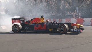 F1、神宮外苑でデモ走行 1万人を魅了