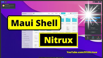 MAUI SHELL A Beautiful Vision For The Future Of Linux - Nitrux