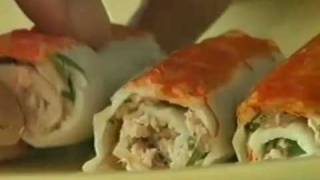 Рулетики из крабовых палочек Рулетики из крабовых палочек