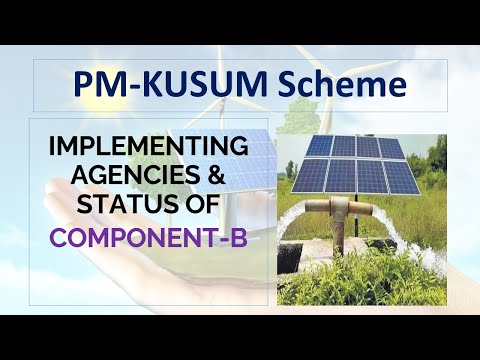 Implementing agencies under Component-B of the PM KUSUM Scheme  #kusum #pmkusum