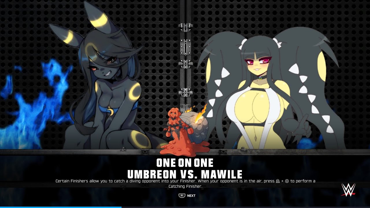 WWE 2K25 UMBREON VS MAWILE
