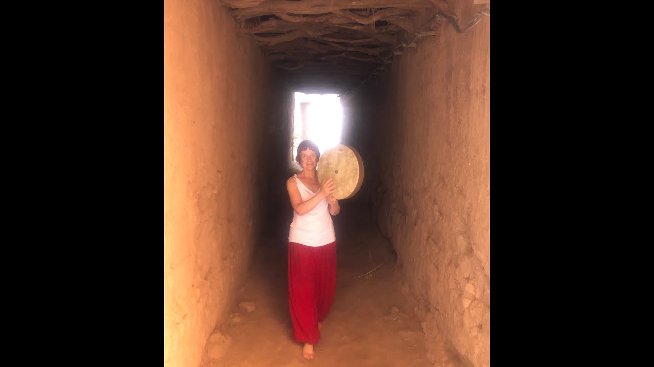 Morocco frame drums in the sand dunes YouTube