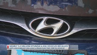 Hyundai and Kia recall nearly 3.4 million vehicles