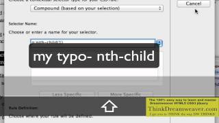 Famous Dreamweaver CS5.5 HTML5 CSS3 Beginner tutorial nth-child pseudo class selector part 1 Wealth