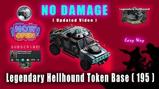 War Commander| Legendary Hellhound Token Base ( 195 ) Updated Video| Easy Way | NO DAMAGE|12Feb 2022