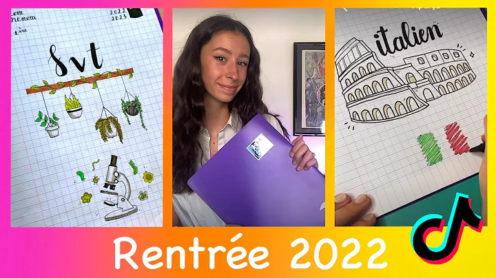 PAGES DE GARDE RENTRE 2022 - COMPILATION TIKTOK an...