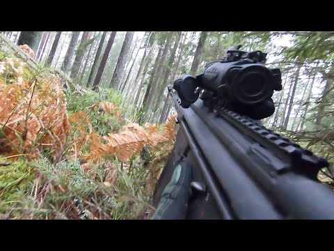 Helmet Cam Video of Swedish Soldiers During Intense Military Training