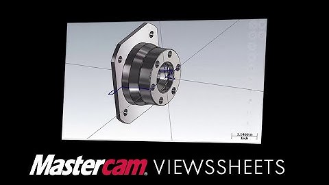 Mastercam ViewSheets