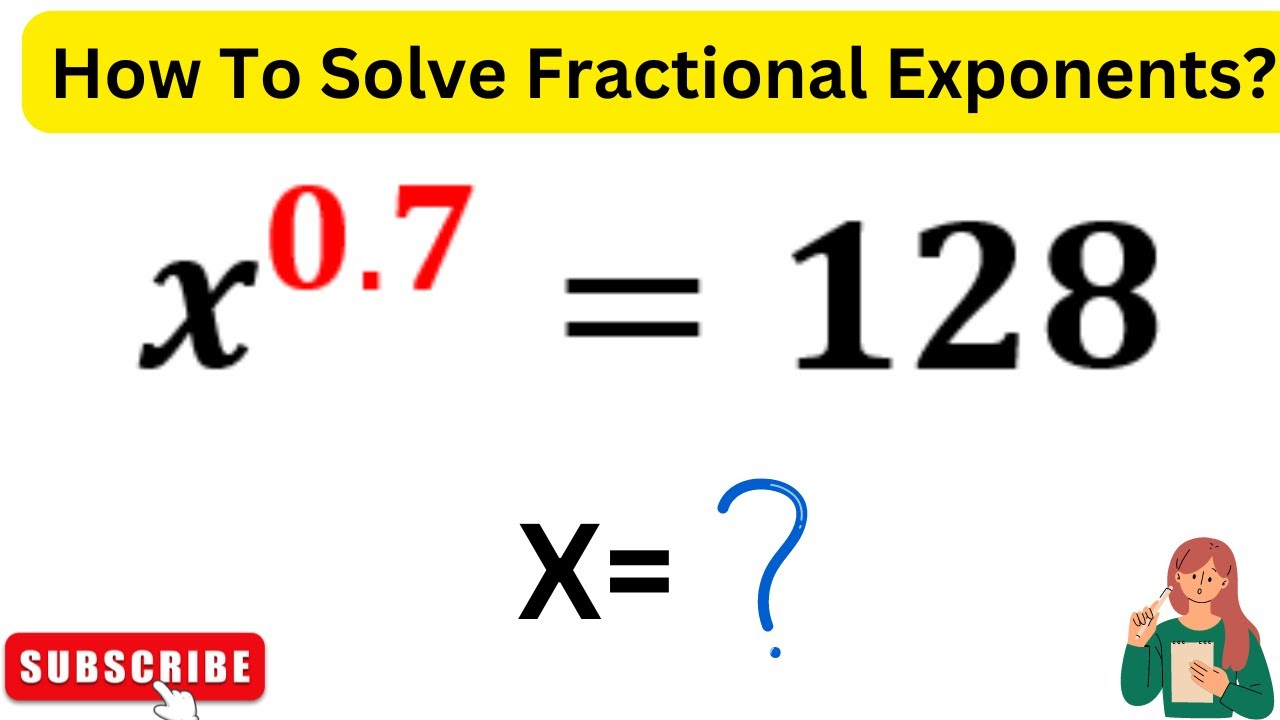 X 0 7 128 How To Solve Fractional Exponents YouTube x-0-7-128-how-to-solve-fractional-exponents-youtube