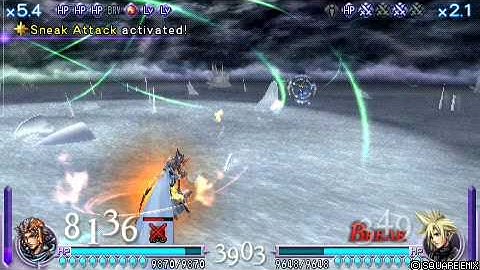 Firion DFF: Fire + Shield Bash