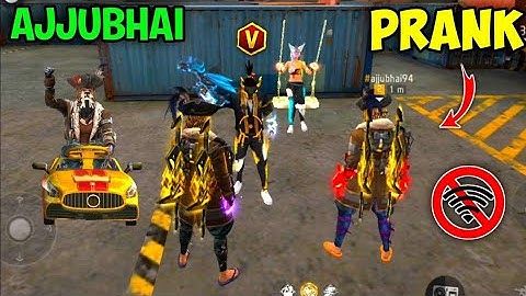 AJJU TERA BAAP NEW PRANK WITH NOOB GAMEPLAY #1 | GARENA FREE FIRE @TotalGaming093