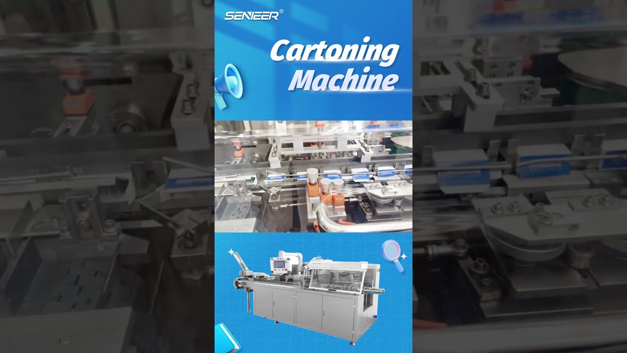 Application of cartoning machines in the pharmaceutical field