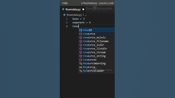 Python program to calculate the power of a number using power function #shorts