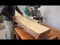 Detailed woodworking instructions starting with the initial wooden panels  build impressive desks